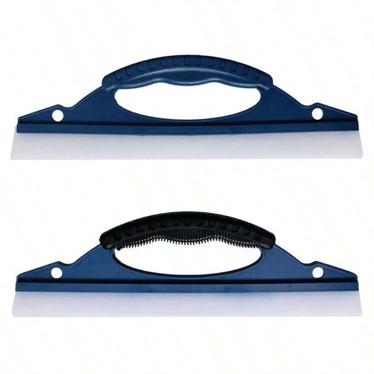 汽车玻璃清洗器清洁刮水板硅胶汽车刮水板挡风玻璃清洁刷刮刀刮水器干燥刀片清洁工具 - A - 查看 8