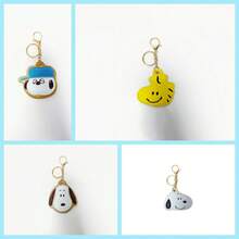 1pc Leather Cartoon Animal Charm Pendant, Mascot Keychain, Phone Pendant, New Year Gift, Valentine's Day Gift, Easter Gift[Stochastic Style] - Multicolor - View 2