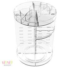 Caja De Almacenamiento De CosméTicos, Estante Giratorio De 360 Grados, Estante Ajustable Para CosméTicos De BañO, Estante Transparente De AcríLico Desmontable, Caja De Almacenamiento De Gran Capacidad Para CosméTicos, Adecuada Para Dormitorio, BañO, Sala De Estar, Guardarropa, Estudio, Oficina, Dormitorio - transparente - Ver 13