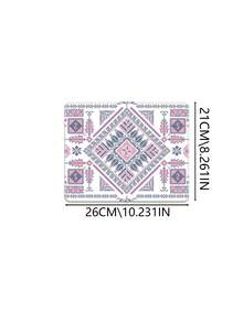 图案桌垫，适用于家庭和办公室的加长型大型鼠标垫、大型游戏鼠标垫、笔记本电脑键盘垫，底部采用防滑橡胶材质，边缘缝合加固。 - 彩色 - 查看 17