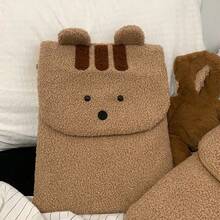 Funda para portátil/tableta de 10-14 pulgadas con diseño lindo de oso y pato estilo coreano, estuche ligero para estudiantes, opciones de multicolor (sin monedero/dije) - Multicolor - Ver 5