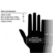 50/100pcs Disposable Black Household Nitrile Gloves, Waterproof, Waterproof, Super Elastic, Suitable For Car Repair, Beauty, Hairdressing, Tattooing, Barbecue, Food Preparation, Cleaning - One Size Fits All - View 3