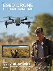 新款E99无人机配备高清双摄像头和定高功能,搭载3.7V 800mAh锂电池,支持一键降落和陀螺仪校准系统,操作简便。这款四轴飞行器无人机适合室内外娱乐,是生日、圣诞节、万圣节、感恩节和开学季的理想礼物。 - 淺灰色 - 查看 4