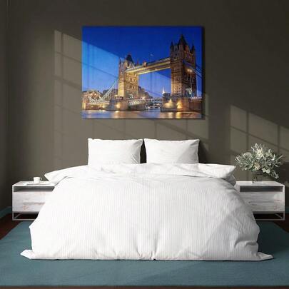 LivinEase King Size Duvet Cover With 2 Pillow Cases Satin Pinstripes Luxury 300 Threads Hotel Quality King Size White Bedding Reversible Cotton Duvet Cover White King