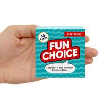HEART BRIDGE Fun Topic Card Game - Features Mind-Bending Challenges And Hilarious "Would You Rather" Questions. The Ultimate Conversation Starter For Parties And Family Gatherings. A Social Interaction Tabletop Game, Perfect As A Gift For Valentine's Day, Halloween, Or Christmas. Ideal For Game Nights With Friends And Family. 50Cards - Mint Green - View 3
