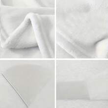 1pc Plush Flannel Bee & Honeycomb Throw Blanket -  Heavyweight Soft Bedspread With Smiling Bees, Bumb1ebee & Floral Pattern In Yellow/Green/Blue - All-Season Cozy Couch Bed Cover For ' Room, , Easy-Care Machine, Christmas Blanket, Christmas Throw Blanket, Blanket For Winter, Throw Blanket For Couch, Fall Blanket, Big Comfy Couch Merch - Multicolor - View 5