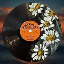 1pc Vintage Style 2D Flat Black Vinyl Record Wall Art - 8 Inch Round Metal Sign Plaque With Sunflower Design, Reusable Classic Decor For Home, Bar, Cafe, Club, Dorm - Great Gift For Music Lovers, Wall Decor Plaque | Retro Decor | Music Room Decor, Hole Pattern As Size Chart - No Frame Easy Hanging Decoration, Retro Kitchen Decor, 2D Flat Art, Pre-Drilled Holes, Random Hole Style - Metal Wall Art, Tin Signs, Vintage Metal Signs, Retro Wall Decor, Rustic Metal Art, Cool Metal Signs, Man Cave Decor, Garage Signs, Classic Metal Art, Unique Wall Art , Mother's Day, Father's Day Room Decor, Bathroom Deccor, Posters - 彩色 - 查看 6