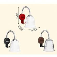 Minimalist Luxury Toothbrush Holder, Magnetic Closure Wall-Mounted Cup Rack, Bathroom Countertop Drainage Rack - Multicolor - View 3