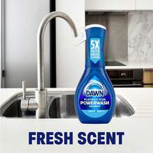 Dawn Platinum Powerwash Dish Spray, Dish Soap, Fresh Scent, 16 Fl Oz - Liquid - View 6