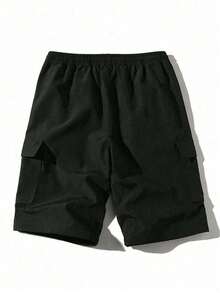 Men's Lightweight Cargo Shorts, Casual Breathable OutdoorBermuda Shorts For Summer Sports - Army Green - View 2