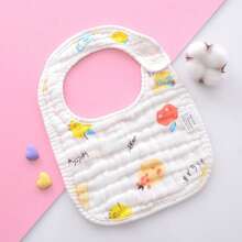 Kit Alimentação Chupeta Mordedor Frutas e Babador em forma de U Infantil bebê introdução Alimentar - Kit Rosa - Visão 2