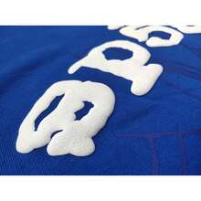 SP5DER Spider Worldwide Tracksuit Hoodie Set Cobweb Spider Style, Letter Print, Hip Hop,Long Sleeve Fashion Sweatshirt, Casual Tracksuit Long Sleeve Athletic Suit, Couple MatchingDesign, Designed For Both Men And Women - Áo hoodie màu xanh dương - Xem 5