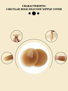 2/4pcs Women's Invisible Breast Patches, Anti-Abrasion Patches, Women's Underwear Accessories For Multiple Occasions - Multicolor - View 11