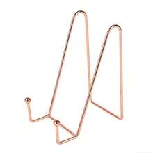 Multi-Function Metal Display Rack - Metal Stand Suitable For Plates, Books, Photo Display - Ideal For Home Decor And Art Display - Multicolor - View 10