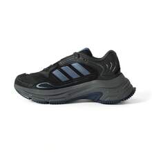 Adidas 女士耐穿复古休闲运动鞋 - 黑色 - 查看 4