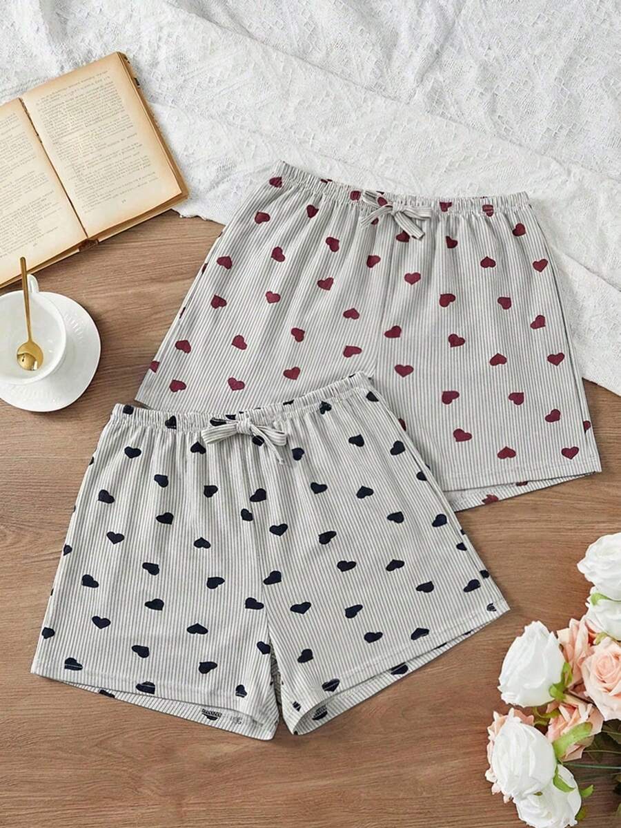 Women Allover Printed Relaxed Cottonline 2pcs Multi Pack Regular Sleep Bottom - Multicolor - View 1
