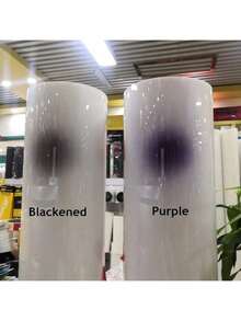 1pc 30cm*100cm Car TPU Photochromic Headlight Film, Taillights Tint Changing Lens Protector Film, UV Responsive TPU Car Light Protection Cover - Waterproof, Scratch-Resistant, Color Changing, Improve Visibility, Tint Black In Daytime And Transparent At Night - One Size - View 7