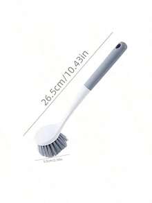 1pc Reusable Long Handle Cleaning Brush - Effective Tool For Household Sink, Stove And Cup Cleaning - No Charging Required, Convenient To Use, Space-Saving - Multicolor - View 3