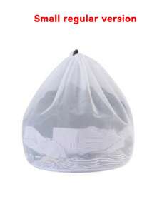 Túi lưới đa năng dung tích lớn có dây rút, túi giặt lưới, túi đựng đồ lót khi giặt, túi phơi đồ tái sử dụng, túi chuyên dụng cho máy giặt vải, có dây chun và khóa kéo, thích hợp để bảo vệ quần áo, áo sơ mi, tất và các loại quần áo khác. - trắng - Xem 14