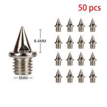 100/50pcs Stainless Steel Track And Cross Country Spikes, Replacement Spikes With Wrench Suitable For Sprint Running Shoes - Multicolor - View 15