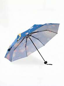 مظلة قطة قابلة للطي خفيفة الوزن. مطلية بالفضة للحماية من الأشعة فوق البنفسجية. ضرورية للتخييم والشاطئ والسفر. تصميم جميل وأنيق. هدية ذات موضوع زهري مناسبة ليوم الحب، عيد الأم، ديكور غرفة النوم، الحديقة، ديكور المطبخ، الصيف، الشاطئ، ضروريات السفر، ديكور الغرفة، سكوشي، التخرج - شكل - مشاهدة 8