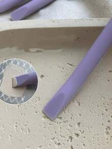 1pc Nail Art Printing Tool, Silicone Nail Art Stick, Essential For Nail Technicians, Pigment Mixing Stick, Resin Mixing, Handcraft, Handicraft - Multicolor - View 5