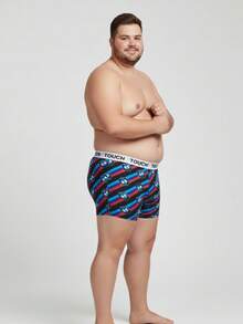 Set Of 10 Men's Plus Size Microfiber Boxer Briefs (Extra Large) - 各種各樣的 - 查看 1
