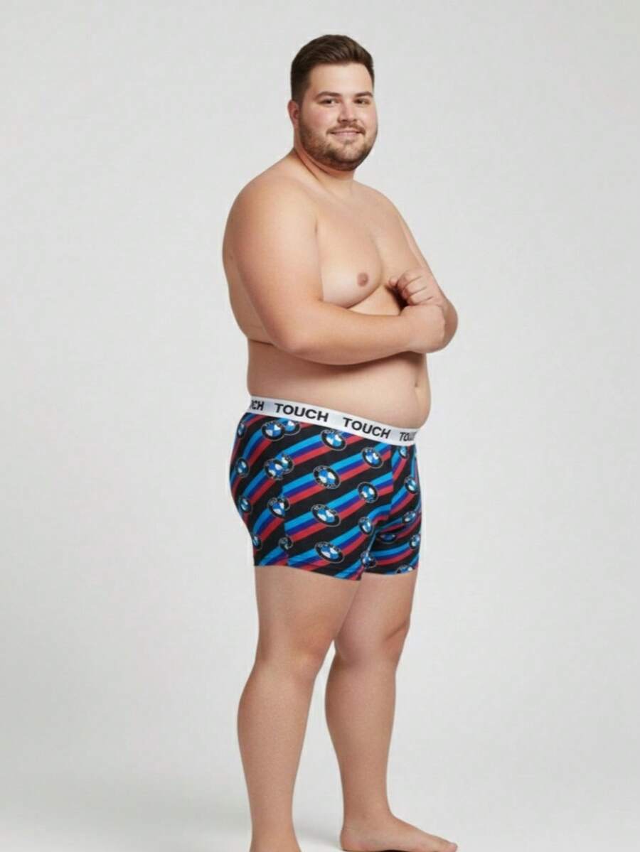 Set Of 10 Men's Plus Size Microfiber Boxer Briefs (Extra Large) - 各種各樣的 - 查看 1