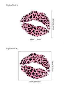 1PC- Wallpaper -[Sexy Lips]Decorations Home Self-Adhesive Wallpaper Removable Wall Stickers For Wall Decor Living Room, Living Room Decor, Window Stickers – Cute & Creative Wall Decor For Fridge Toilet Wall Art Room Decor Bedroom Decor - PVC Self-adhesive - View 14