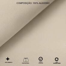 Kit Of 3 Men's Denim Twill Shorts, Premium Men's Bermuda Shorts - 白色/米色/黑色 - 查看 3