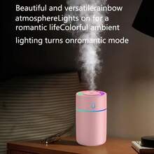 1pc Colorful Mini Humidifier, Two-In-One Smart Car Humidifier And Aroma Lamp, USB Powered, Equipped With Seven-Color Ambient Light, Car Air Freshener, Portable Essential Oil Diffuser, Suitable For Various Occasions. - Multicolor - View 11