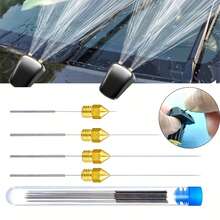 10pcs Stainless Steel Cleaning Nozzle Tool Kit - Car Windshield Wiper, 3D Printer Nozzle, Gas Stove Burner, Shower Head Needle Cleaning Brush - A - View 3