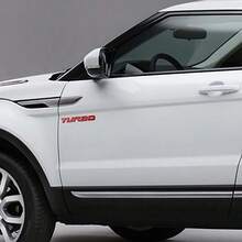 1pc Turbo Car Sticker, Suitable For Tailgate, Trunk, Hood Or Side Panel, Auto Decal - Turbo - View 5