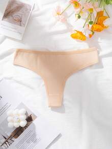 7 chiếc/gói quần lót dây cotton không đường may dành cho nữ, gợi cảm, thoáng khí, cạp thấp, phù hợp cho thể thao và tập luyện. - Nhiều màu - Xem 7