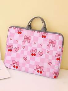 Valentine's Day Funny Pattern Printed Laptop Sleeve, Laptop Fabric Cover Accessories, Soft Laptop Sleeve, Soft Laptop Cover, Laptop Cover, Tablet Cover, Pouch, Laptop Zipper, Computer Cover, School & Business Office - Multicolor - View 4