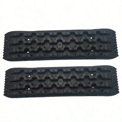 Pair 4X4 Off-Road Mud Sand Snow Recovery Track Traction Boards Tire Ladder Set