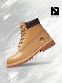 Timberland 6" Premium Waterproof Patent Boots Finch Wheat (GS) – Lifestyle Sneakers – Shoes For Women - Vintage - Spring & Summer-Classic Wheat Color, Warm & Durable, Outdoor To Everyday Casual Wear - Mother's Day Gifts-Father's Day Gift – TB0A6BETA3K - Chim sẻ/Lúa mì - Xem 1