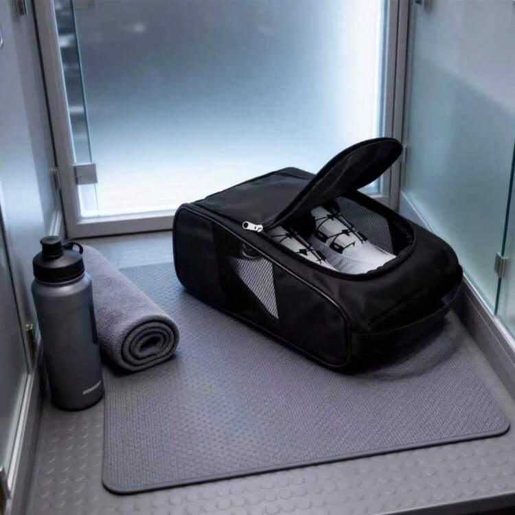 1个鞋袋，户外旅行防水运动鞋袋，网眼透气男女足球鞋收纳袋 - 彩色 - 查看 8