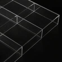 亚克力首饰收纳托盘，12格设计，首饰整理展示盒，适用于梳妆台，可收纳戒指、项链、耳环等首饰 - 無色 - 查看 6