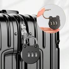 Mini Combination Lock, Portable Travel Security Lock With Resettable 3-Digit Combination - Suitable For Luggage, Backpacks, Gym Lockers, Tool Boxes - Combination Lock - View 1