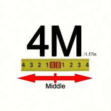 5m Retractable Measuring Tape, Yellow Self-Adhesive, Metric Scale, Dual-Sided Reading, Center Start, 12.5mm Wide Flexible Fit, Suitable For DIY And Sewing - Self-adhesive Measuring Tape - View 11