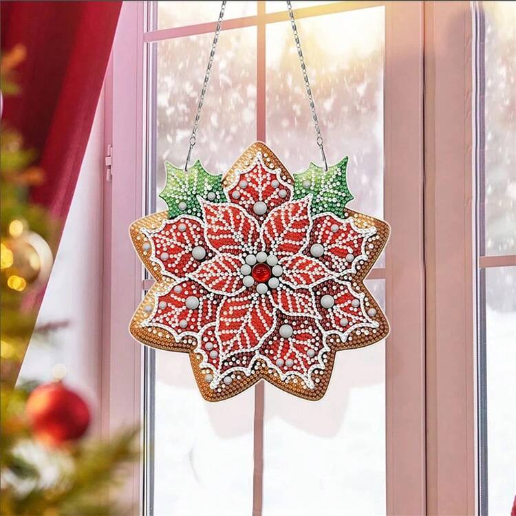 SNA 3Pcs 2026 New Style Acrylic Christmas Diamond Painting Hanging Pendant Diamond Painting Decor DIY Diamond Art Pendant Kit For Art Crafts Diy Crafts - Semi-finished Products - Need to Be Pasted By Yourself - View 5