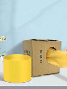 200pcs/Pack Household Handheld Large Roll Trash Bags, Vest Style Plastic Bags, Durable Thick, Creative Box Dispenser - Multicolor - View 3