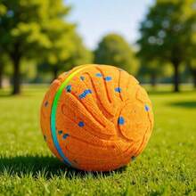 Smart Interactive Dog Balls Automatic Moving Ball For Medium And Large Dogs Motion Activated Rolling Rotating Bouncy Toy For Dog Enrichment Stimulation Aggressive Chewers Washable - trái cam - Xem 5