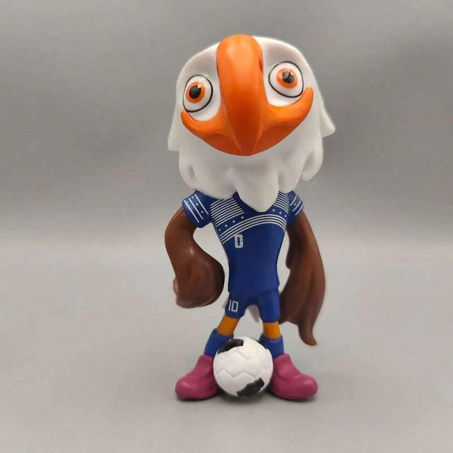 2026 World Cup Mascot Figurine, Football Match Collectible Model, Sports Fan Gift For World Cup Season, Tournament Decoration - B:禿鷹 - 查看 1