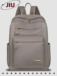 Anti-Theft Multi-Compartment Casual Nylon Backpack Women Purse; Can Hold A 15.6-Inch Business Laptop Backpack; Multi-Pocket Lightweight School Bag; Large-Capacity Travel Bag; Multi-Functional Book Bag - Multicolor - View 15