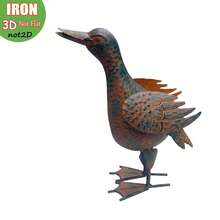 Estátua de Metal de Pato Estilo Vintage para Jardim Externo - Escultura de Jardim Artesanal para Primavera, Verão, Fazenda, Pátio, Quintal, Varanda e Decoração de Beira de Piscina - Presente Único para Dia das Mães, Casamento, Inauguração, Halloween e Natal - Animal - Visão 14