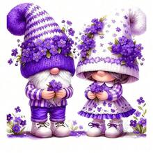 1pc/2pcs/3pcs Vivid Purple Dwarf Patch Durable Heat Transfer Stickers, For DIY T-Shirts, Sweatshirts, Jeans, Hoodies, Backpacks, Jackets, Handbags, Pillows - 3PCS-s - View 3