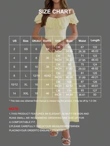 PoPoHouse Women's Elegant Dress, Solid Color Bohemian Vacation Style, Low Neckline Off-Shoulder Design, Backless Tie Detail, Creates A Casual Loose Beach Dress Look, Suitable For Valentine's Day, Spring/Summer And Various Occasions - Yellow - View 9