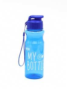 大容量彩色透明翻盖水瓶，便携式冷水瓶，方便旅行 - 彩色 - 查看 17